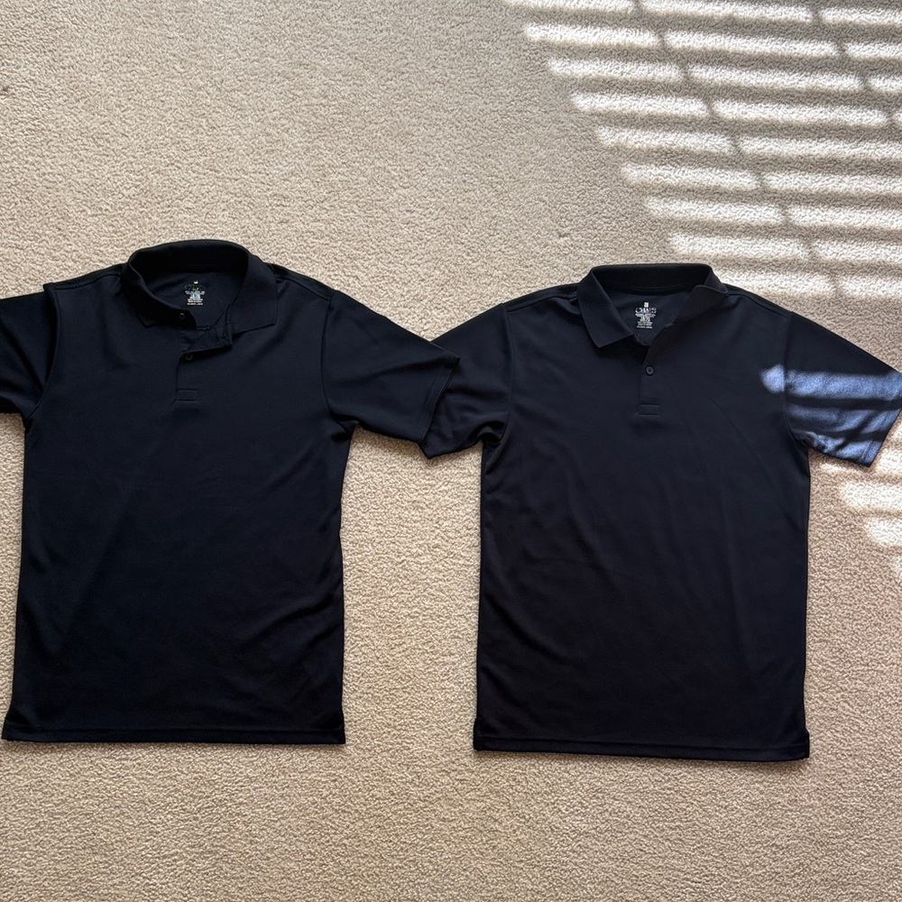 Chaps Boy’s Navy Performance uniform polo shirts - 2